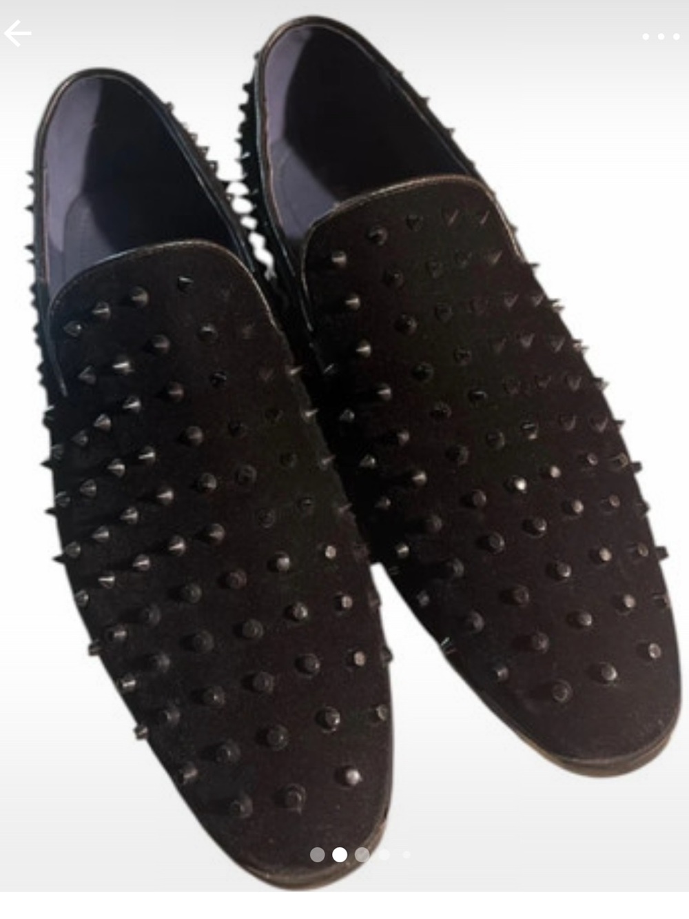 ALBERTO  FALLINI SPIKES&STUDS LOAFER